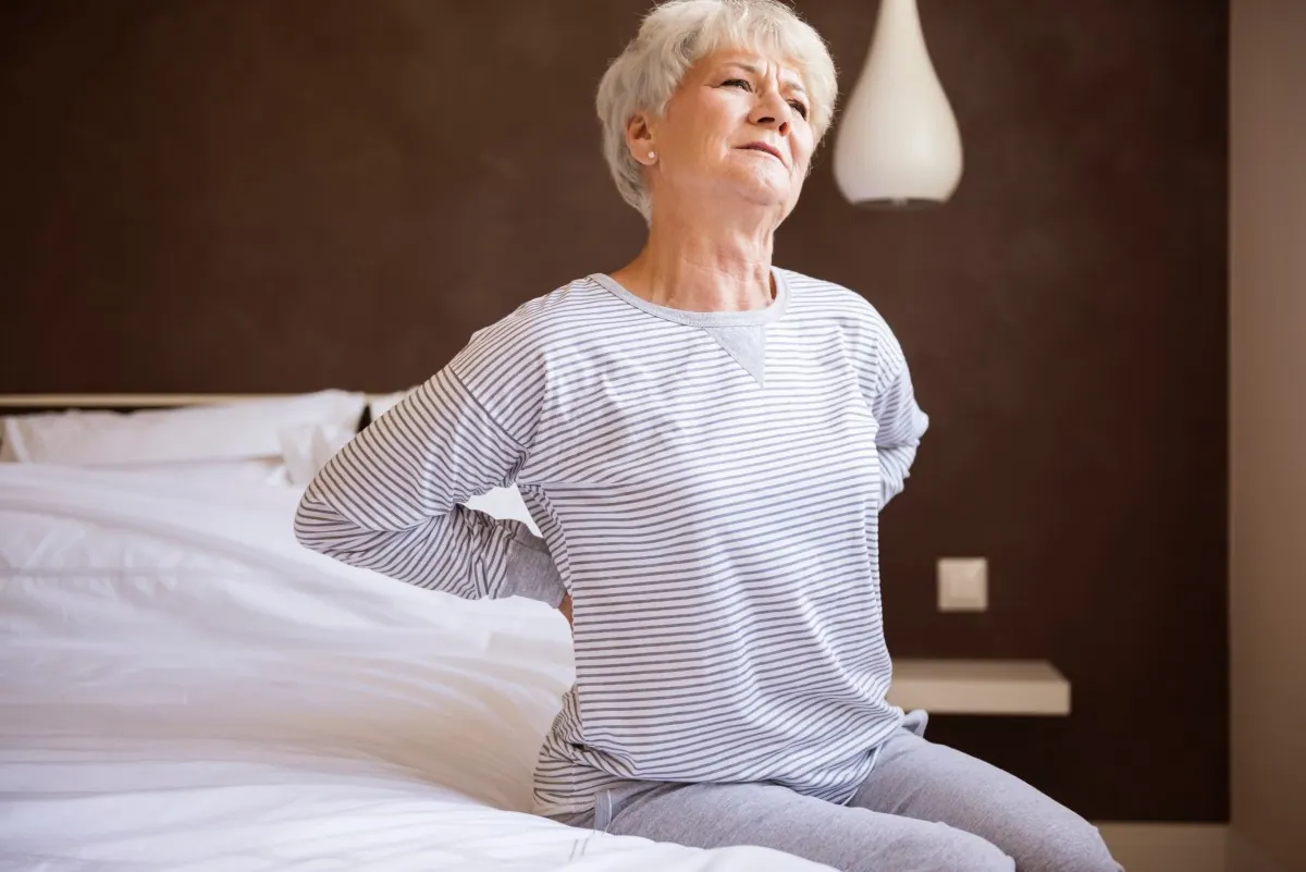 Senior Woman Experiencing Lower Back Pain